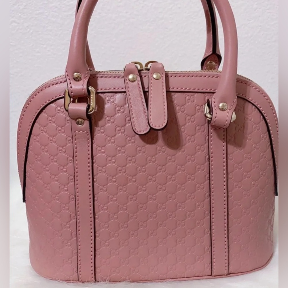 💯 Gucci 🌸 Mini Mauve Pink Crossbody Bag - Picture 13 of 13